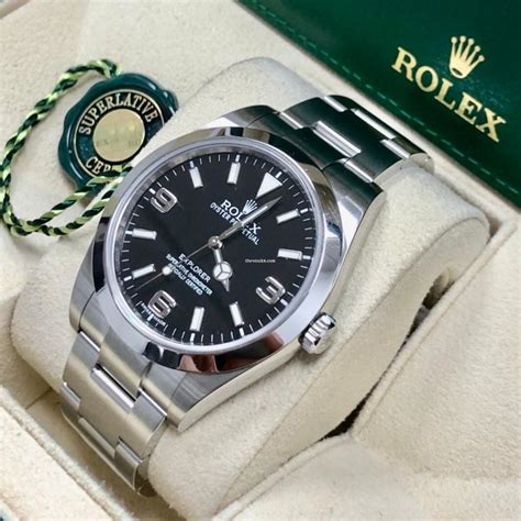 rolex explorer vollständiger satz 214270|Rolex explorer dial.